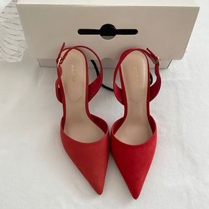 Aldo Red Slingbacks